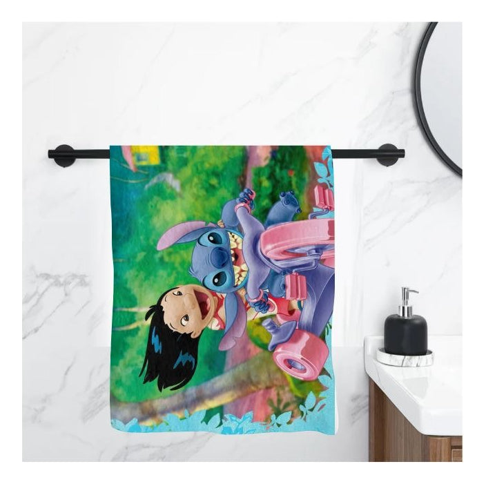 Toalla De Baño Premium Mohana/stitch 1.47x77cm Microfibra