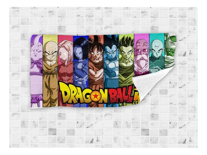 Toalla De Baño Premium Dragonball/goku 1.47x77cm Microfibra