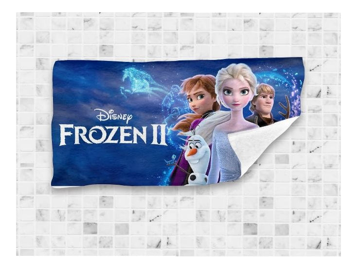 Toalla De Baño Premium Frozen 1.47x77cm Microfibra
