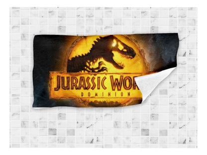 Toalla De Baño Premium Jurassic Park 1.47x77cm Microfibra
