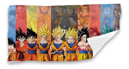 Toalla De Baño Premium Dragonball/goku 1.47x77cm Microfibra