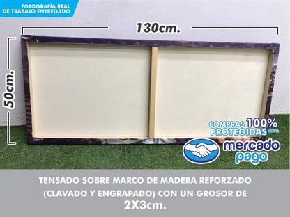 Cuadro Decorativo Impreso En Canvas Calidad Full Hd 110x40