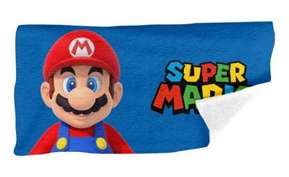 Toalla De Baño Premium Super Mario 1.47x77cm Microfibra