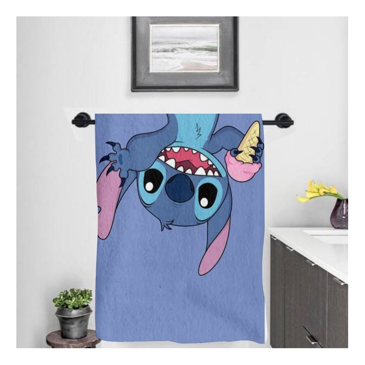 Toalla De Baño Premium Mohana/stitch 1.47x77cm Microfibra