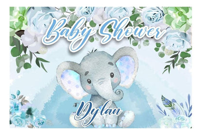 Lona Baby Shower Niña/niño 1.50m X 1m (diseño Grátis)