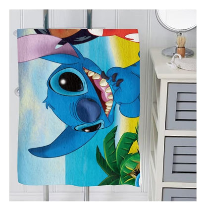 Toalla De Baño Premium Mohana/stitch 1.47x77cm Microfibra