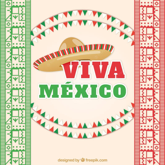Viva México Lona Impresa Hd Independencia De México